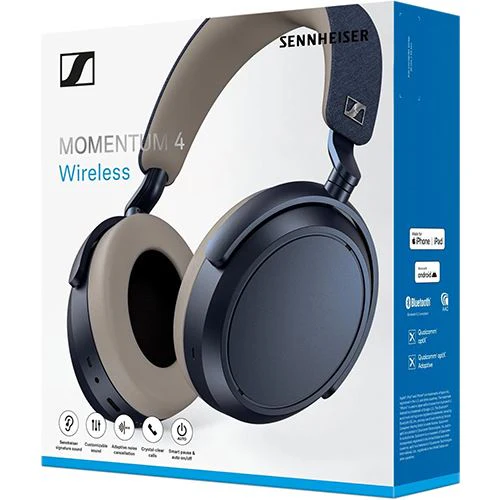 Auscultadores Wireless Sennheiser Momentum 4 - Denim - Image 7