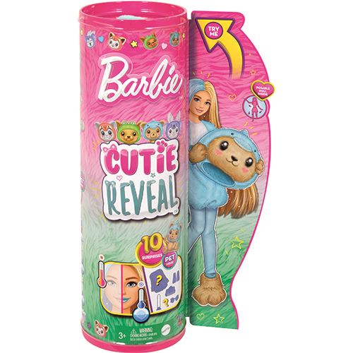 Barbie Cutie Reveal: Ursinho Disfarçado de Golfinho - Mattel