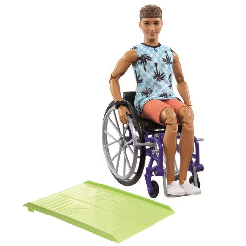 Barbie Ken Fashionistas com Cadeira de Rodas e Rampa - Mattel - Image 2