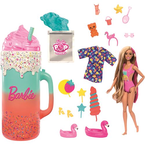 Barbie Pop Reveal Boneca e Acessórios - Série Frutas - Smoothie Tropical - Mattel - Image 2