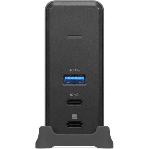 Base Carregamento (Dock Station) GaN Lenovo 5 em 1 - 65W - Preto - Image 12