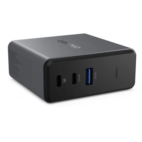 Base Carregamento (Dock Station) GaN Lenovo 5 em 1 - 65W - Preto - Image 8