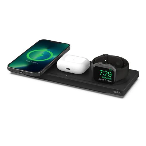 Base de Carregamento Belkin Sem Fio 3 em 1 MagSafe - Preto - Image 6