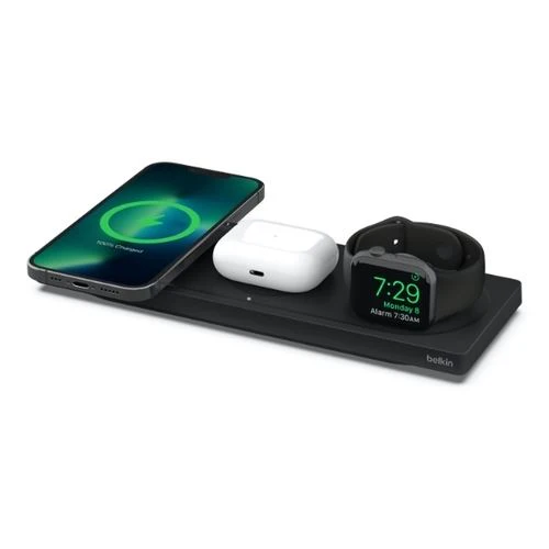 Base de Carregamento Belkin Sem Fio 3 em 1 MagSafe - Preto - Image 7