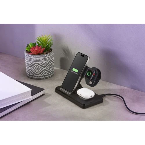 Base de Carregamento Wireless 3-1 Cellullarline - Preto - Image 10