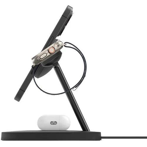 Base de Carregamento Wireless QI2 3 em 1 com MagSafe Belkin BOOST↑CHARGE Pro™ - Preta - Image 7