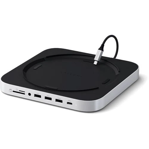 Base Hub Adaptador Satechi ST-GMMSHS para Mac mini/Studio 7 Portas + NVMe SSD