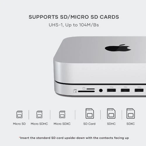 Base Hub Adaptador Satechi ST-GMMSHS para Mac mini/Studio 7 Portas + NVMe SSD - Image 11
