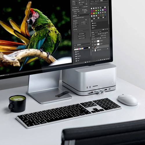 Base Hub Adaptador Satechi ST-GMMSHS para Mac mini/Studio 7 Portas + NVMe SSD - Image 6