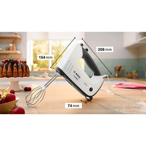 Batedeira Bosch MFQ3740 | 5 Velocidades | 750 W | Branco - Outlet - Grade A - Image 4