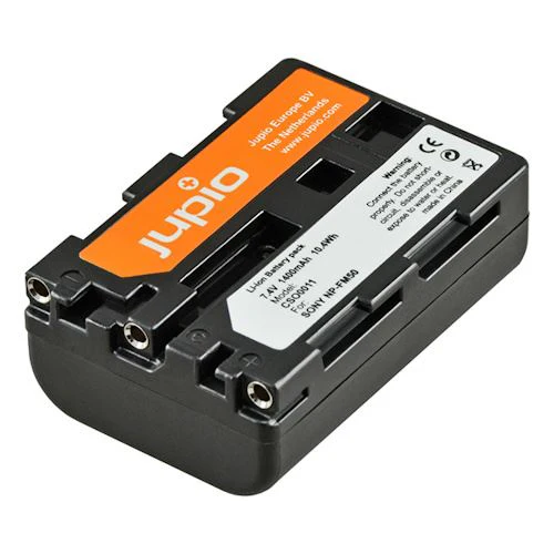 Bateria Compatível Jupio CSO0011 Sony NP-FM50/NP-FM51/NP-QM50/NP-QM51 1400mAh 7,4V