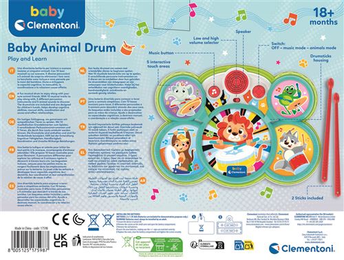 Bateria dos Animais - Baby Clementoni - Image 3