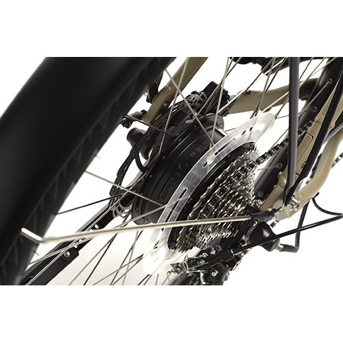 Bicicleta Elétrica BEEQ B400 Urban Low Step M (52cm) - Desert Sand - Image 13