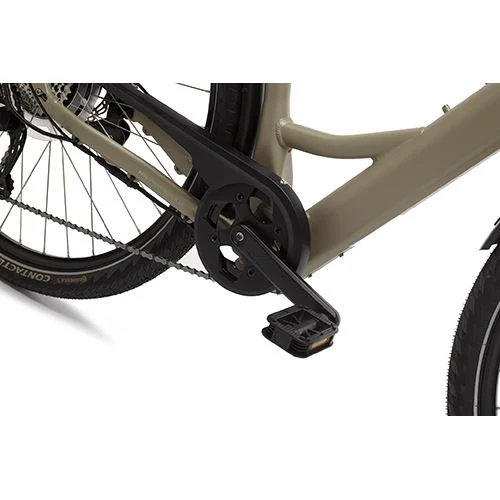 Bicicleta Elétrica BEEQ B400 Urban Low Step M (52cm) - Desert Sand - Image 5