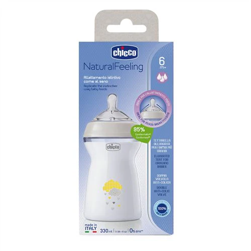Biberão Natural Feeling 330ml +6 Meses - Chicco - Image 3