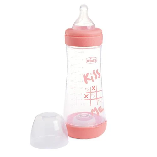 Biberão Perfect5 PP 300ml Fast +4 Meses - Rosa - Chicco - Image 2