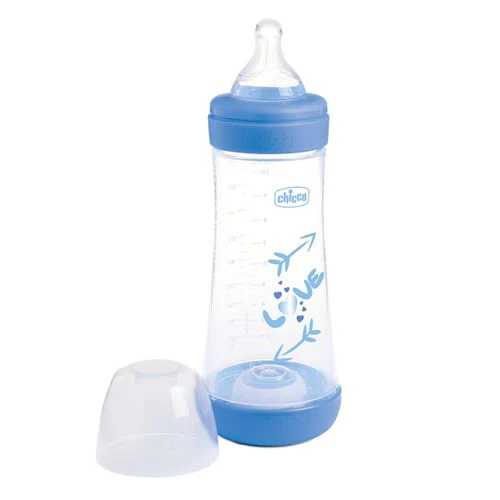Biberão Perfect5 PP 300ml Fast +4 Meses - Azul - Chicco - Image 2