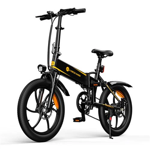 Bicicleta Elétrica ADO A20 XE Cross-Country Preto/Amarelo 20" - Image 3