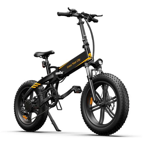 Bicicleta Elétrica ADO A20F XE Cross-Country Preto/Amarelo 20" - Image 5