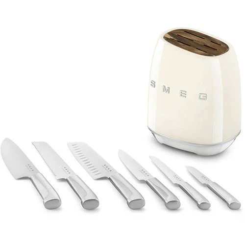 Bloco + 6 Facas Smeg KBSF02CR - Creme - Outlet - Grade A - Image 5