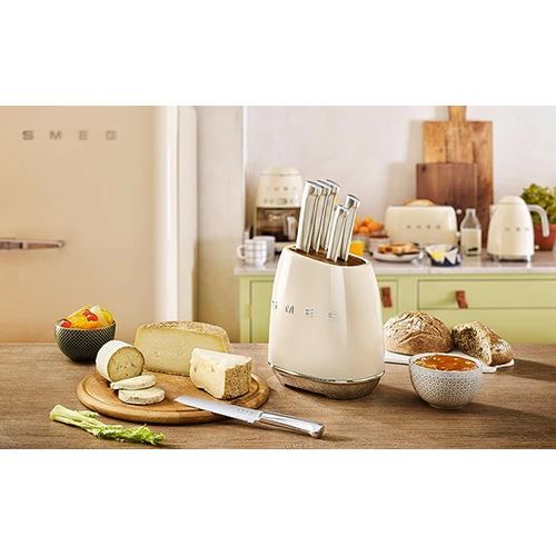 Bloco + 6 Facas Smeg KBSF02CR - Creme - Outlet - Grade A - Image 7