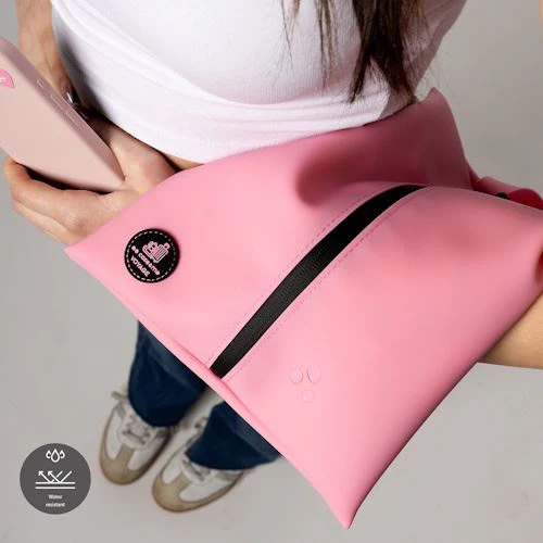 Bolsa Organizadora de Viagem em Silicone SBS Voyage - Tamanho M - Rosa - Image 5