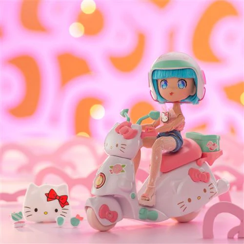 Boneca Hello Kitty com Acessórios - Pretty Pink Scooter - Famosa - Image 7