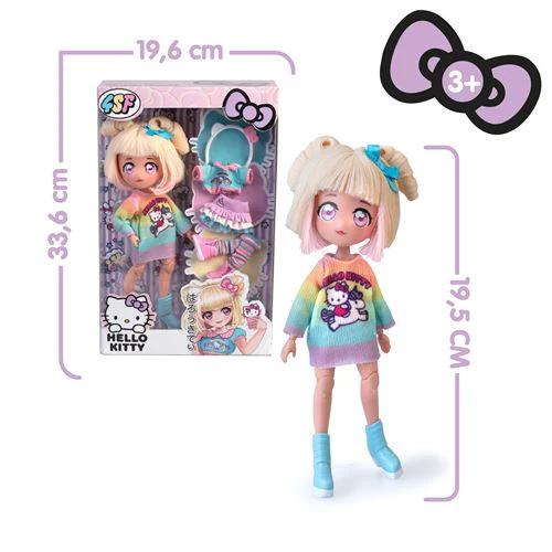 Boneca Hello Kitty - Manga Candy Unicorn - Famosa - Image 3