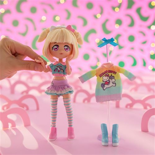 Boneca Hello Kitty - Manga Candy Unicorn - Famosa - Image 4