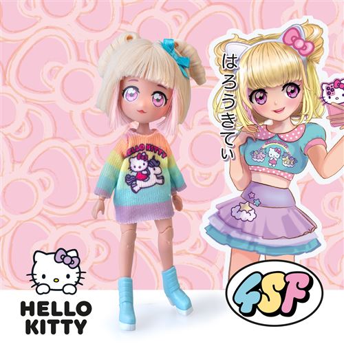 Boneca Hello Kitty - Manga Candy Unicorn - Famosa - Image 9