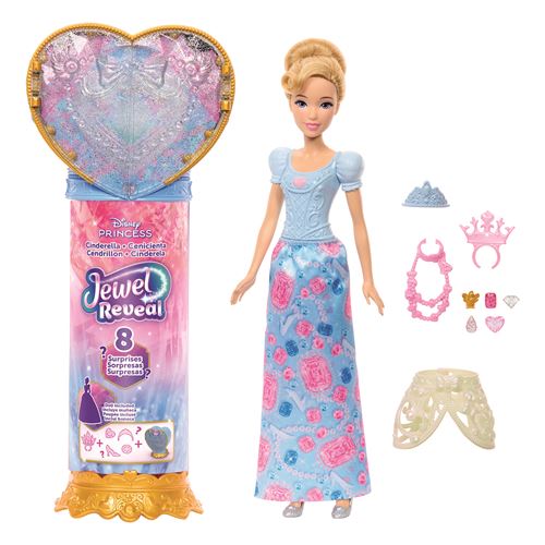 Boneca Princesas Disney Jóias Reveal: Cinderela - Mattel - Image 2