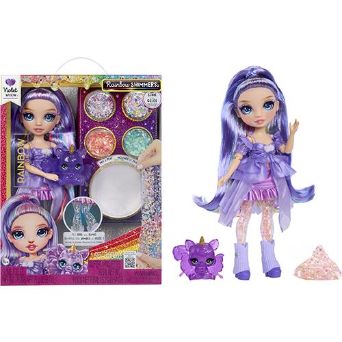 Boneca Rainbow High Shimmers com Slime: Violet - MGA Entertainment - Image 2