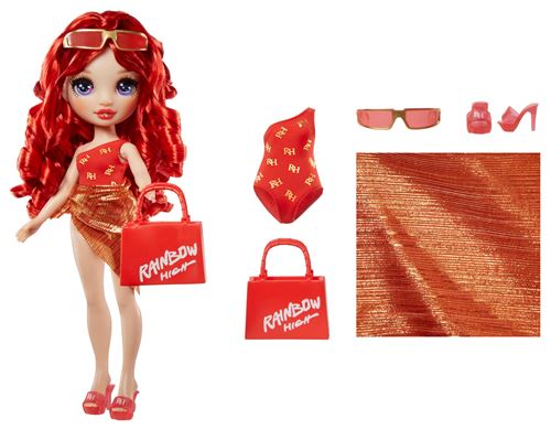 Boneca Rainbow High Swim & Style Fashion Doll: Ruby | Red - MGA Entertainment - Image 2