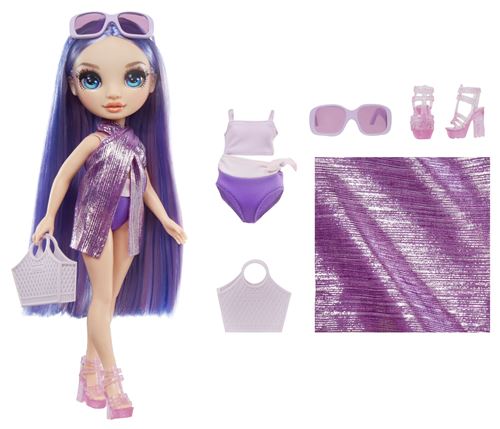Boneca Rainbow High Swim & Style Fashion Doll: Violet | Purple - MGA Entertainment - Image 2