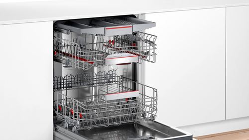 Máquina de Lavar Loiça Encastrável Bosch SMI6ECS93E | 13 talheres | 60 cm | D | Branco - Image 4