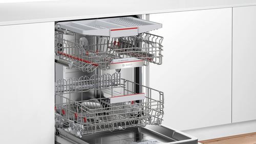Máquina de Lavar Loiça Encastrável Bosch SMV6ZCX42E | 14 talheres | 60 cm | C | Branco - Image 4