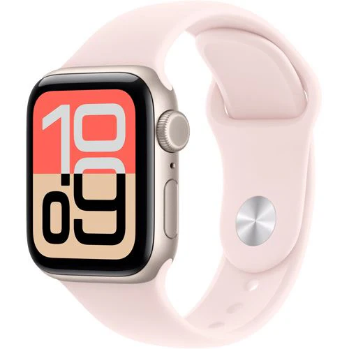 Bracelete Desportiva Apple para Apple Watch 40mm S/M - Rosa Pálido - Image 2