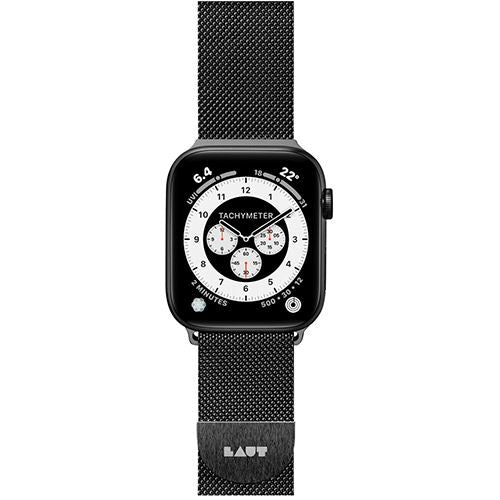 Bracelete Laut para Apple Watch 42-44-45 Milanesa - Preto