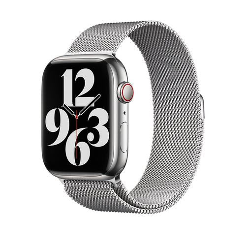 Bracelete Loop Milanesa Apple Watch 45mm - Prateado - Image 2