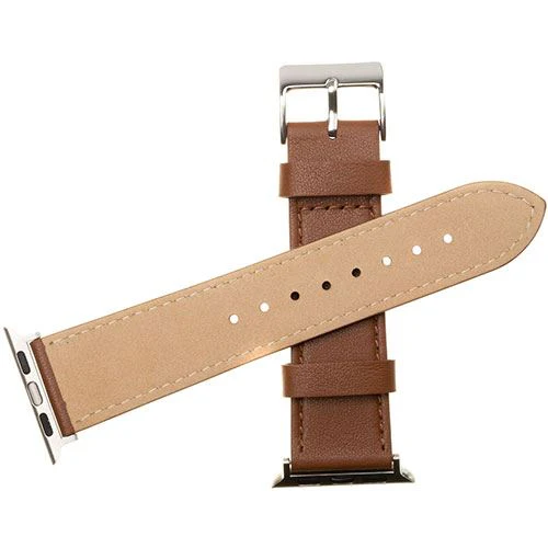 Bracelete Pele Fixed para Apple Watch 42mm | 44mm | 45mm - Castanho - Image 3
