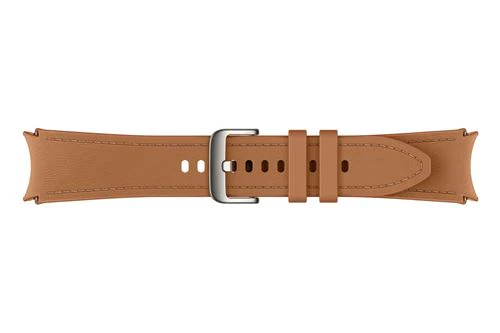 Bracelete Samsung Hybrid Leather para Galaxy Watch 6 - S/M - Castanho - Image 4
