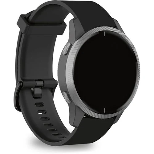 Bracelete Silicone Puro Icon Multibrand 22mm - Preto - Image 2