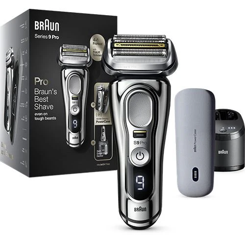 Máquina de Barbear Elétrica Braun S9 9476CC - Chrome - Image 2