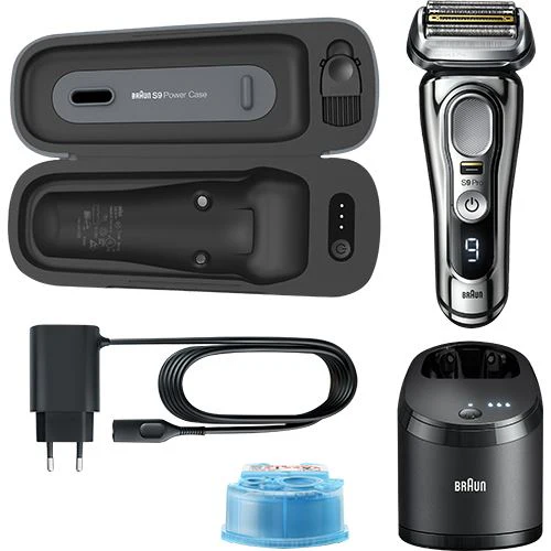 Máquina de Barbear Elétrica Braun S9 9476CC - Chrome - Image 3
