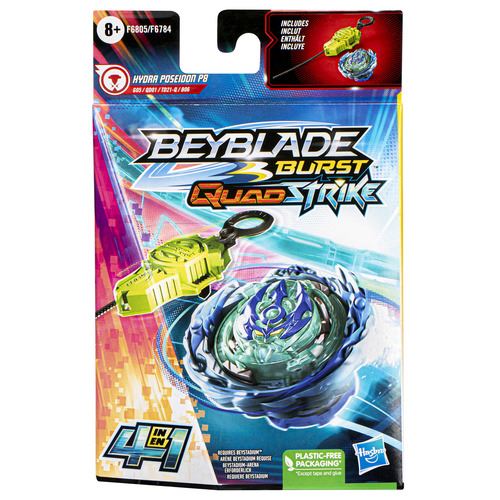 Pião com Lançador - Beyblade Burst Quadstrike - Envio Aleatório - Image 4