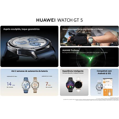 Bundle HUAWEI Watch GT 5 46 mm - Castanho - Image 8