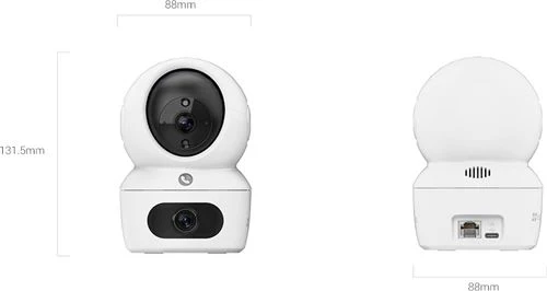 Câmara de Segurança Interior 360º Wi-Fi EZVIZ H7c Dual - Image 8