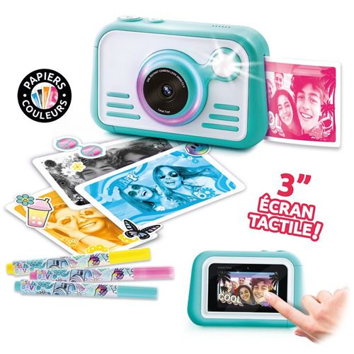 Câmera Instantanêa com Kit Papel Cor - 3 em 1 - Canal toys - Image 3