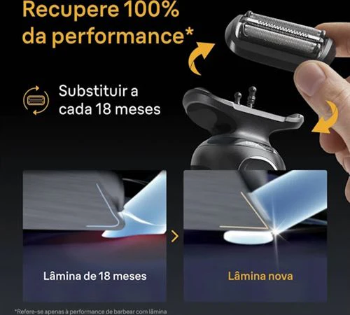 Cabeça Recarga para Máquina de Barbear Braun Series 5 54B - Image 3