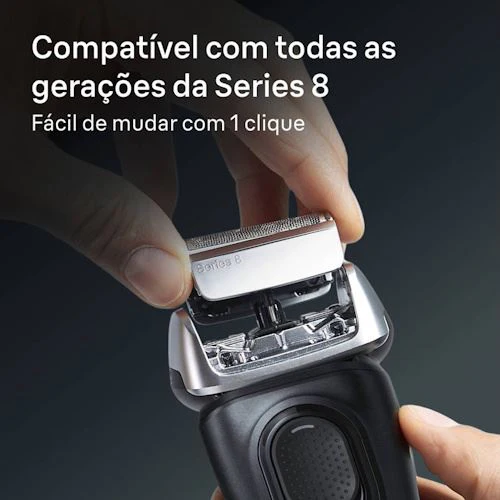 Cabeça Recarga para Máquina de Barbear Braun Series 8 83M - Image 2